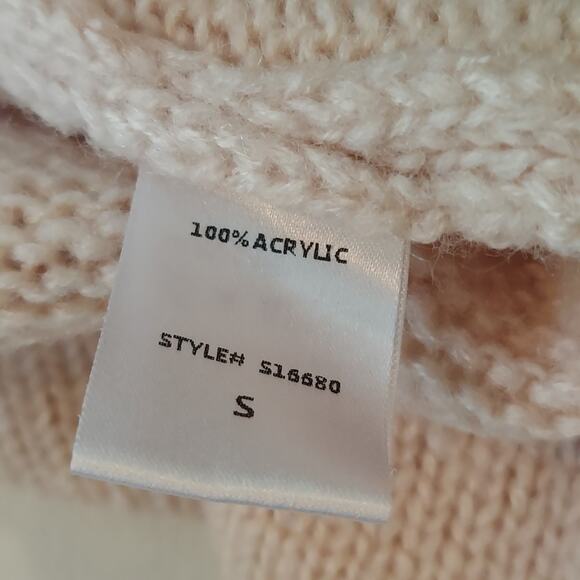 Mustard Seed Sweater Size Small Kimono Cardigan Color Block Boho - Picture 6 of 7